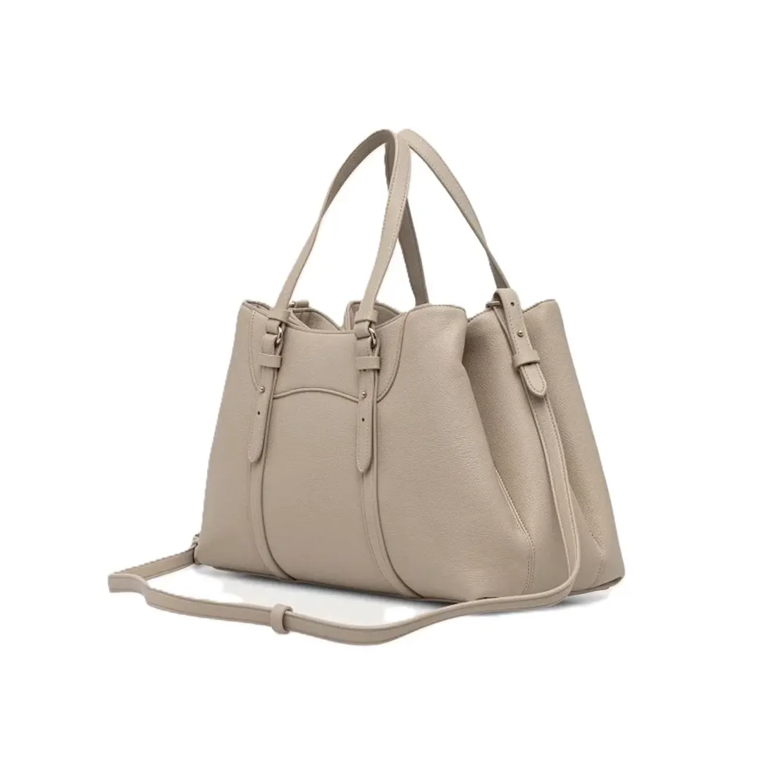 Borsa Shopper - Beige Script
