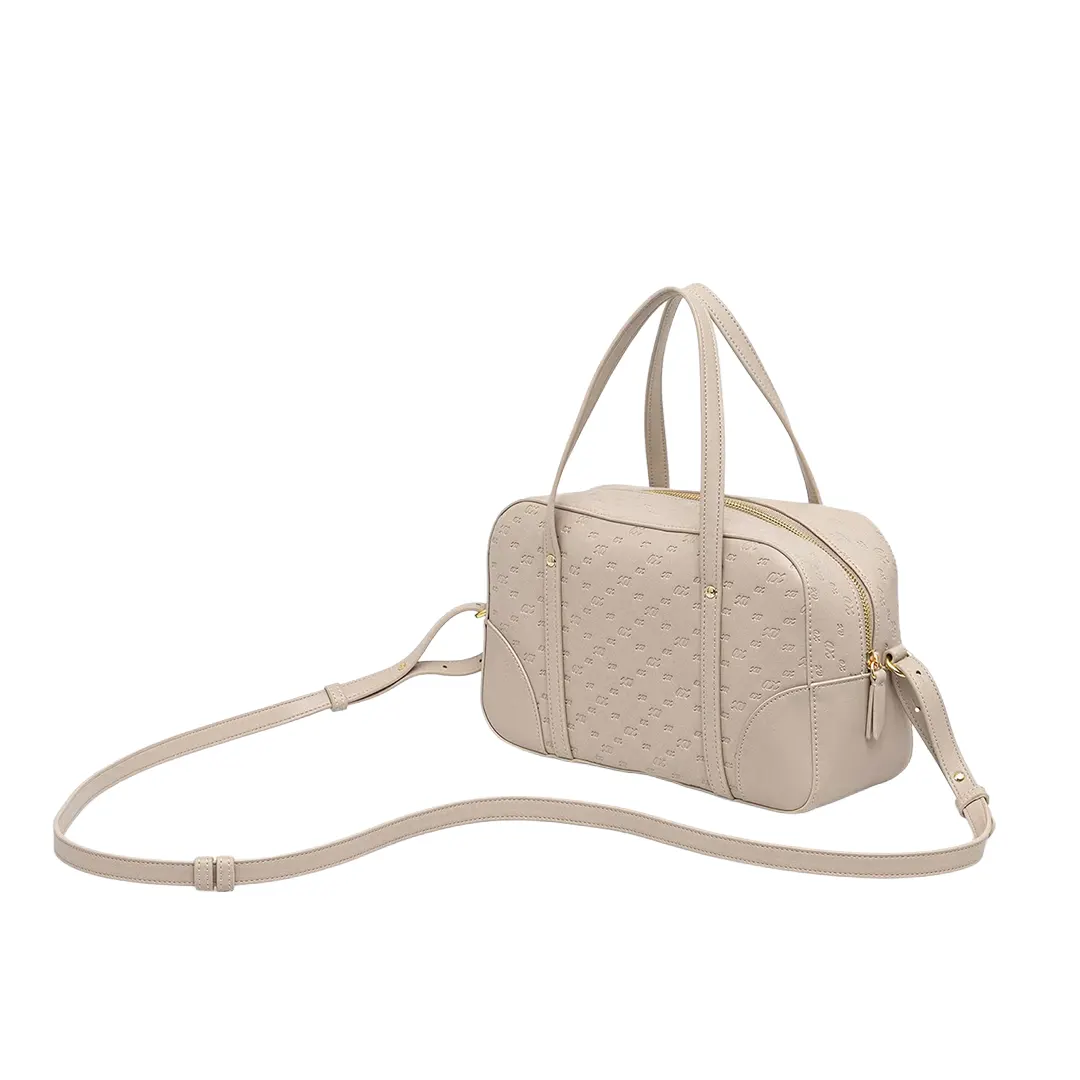 Borsa A Mano - Beige Script