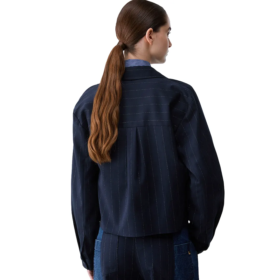 Camicia Donna - Navy Argento - 38