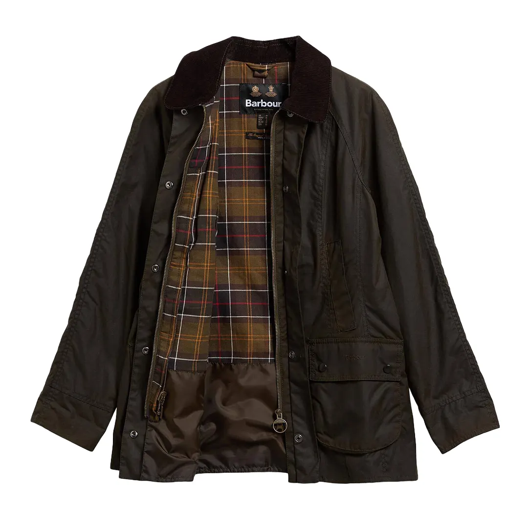 Giacca Cerata Classica Donna - Oliva - 12/M