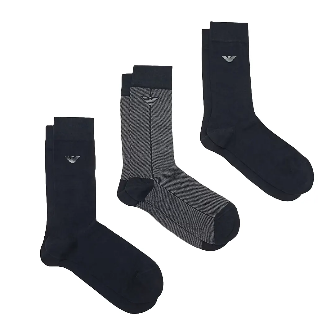 Set 3 Calzini - Blu Armani - Unica