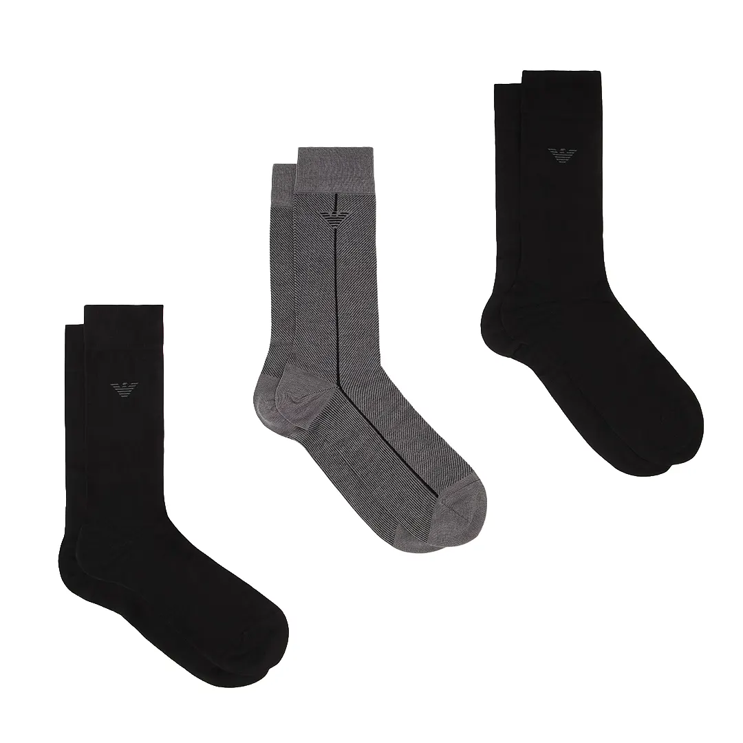 Set 3 Calzini - Nero - Unica