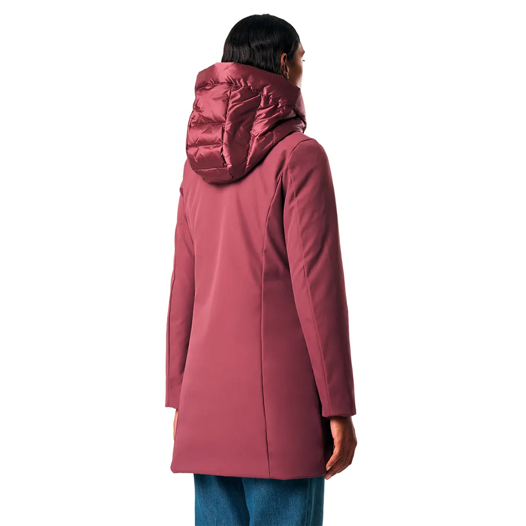 Giubbino Softshell Lunga Donna - Bordeaux - 40