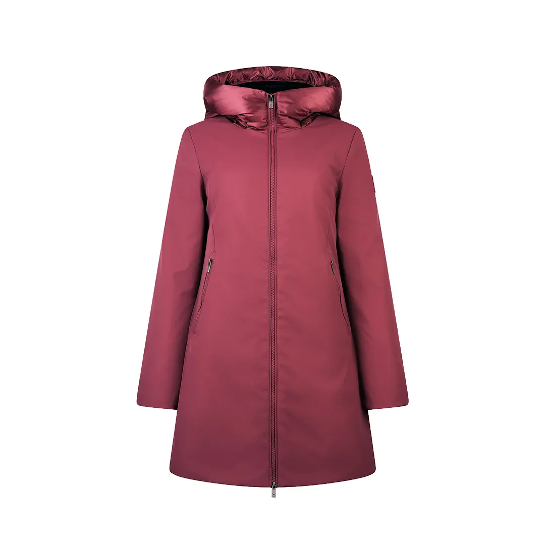 Giubbino Softshell Lunga Donna - Bordeaux - 40