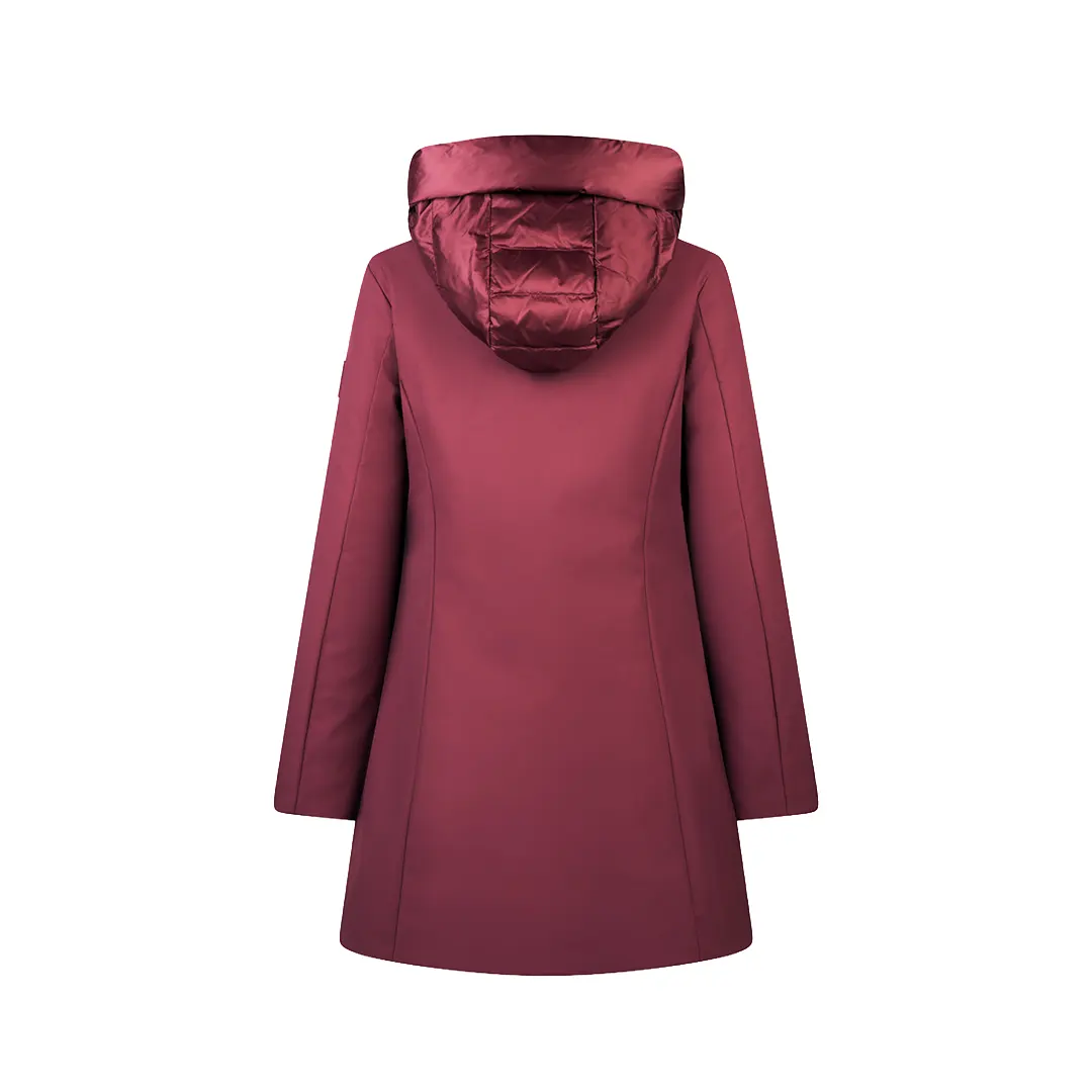 Giubbino Softshell Lunga Donna - Bordeaux - 40