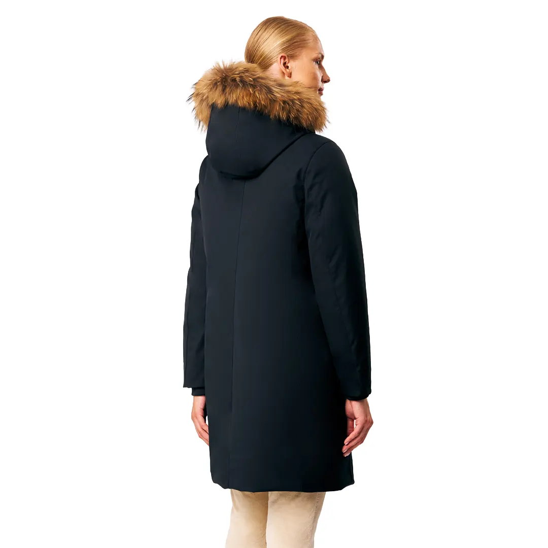 Giubbino Piumino Cappuccio Donna - Nero - 40