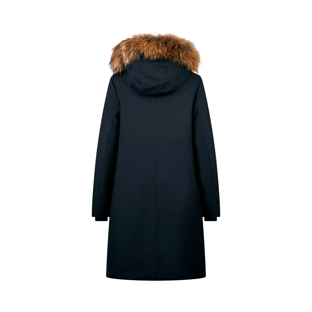 Giubbino Piumino Cappuccio Donna - Nero - 40