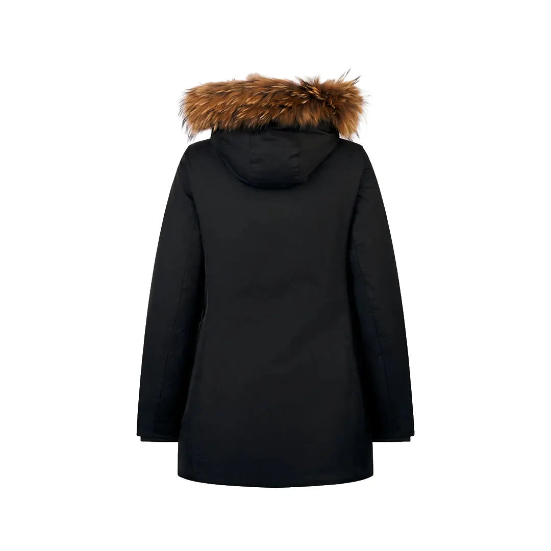 Giubbino Parka Cappuccio Donna - Nero - 40